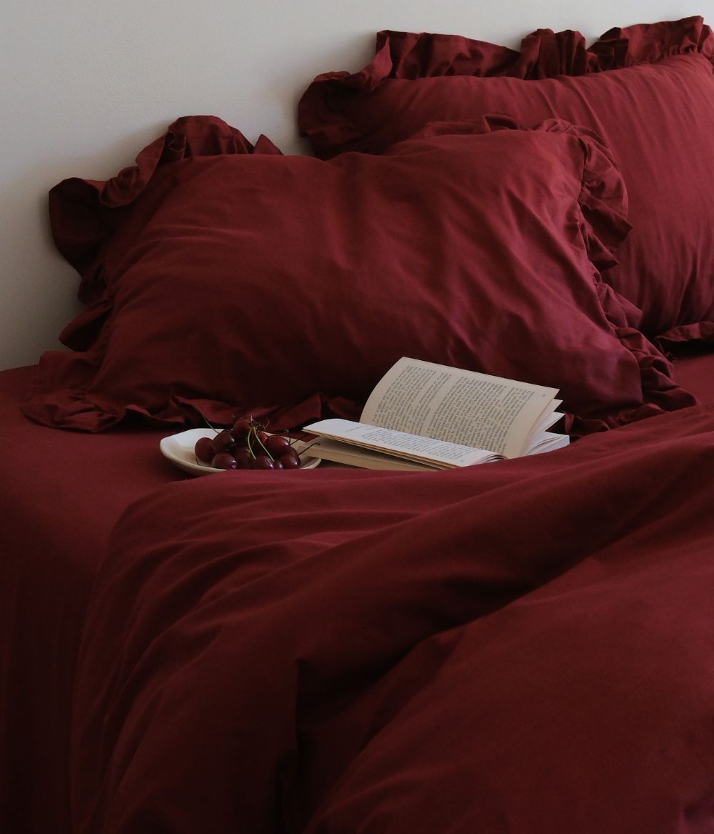 Flat sheet 260x260 cm Cherry (Pre-order)
