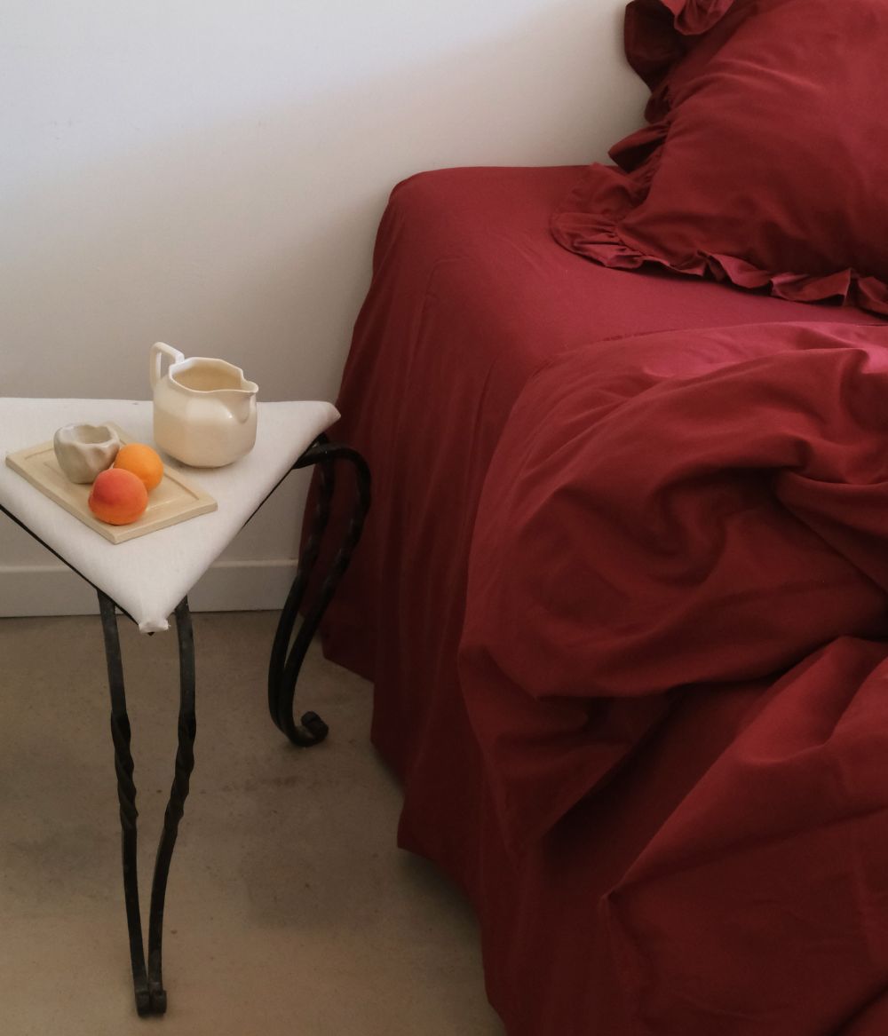 Flat sheet 260x260 cm Cherry (Pre-order)