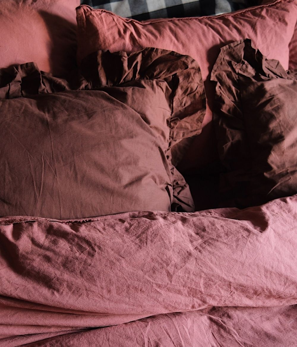 Frill pillow case Cortado