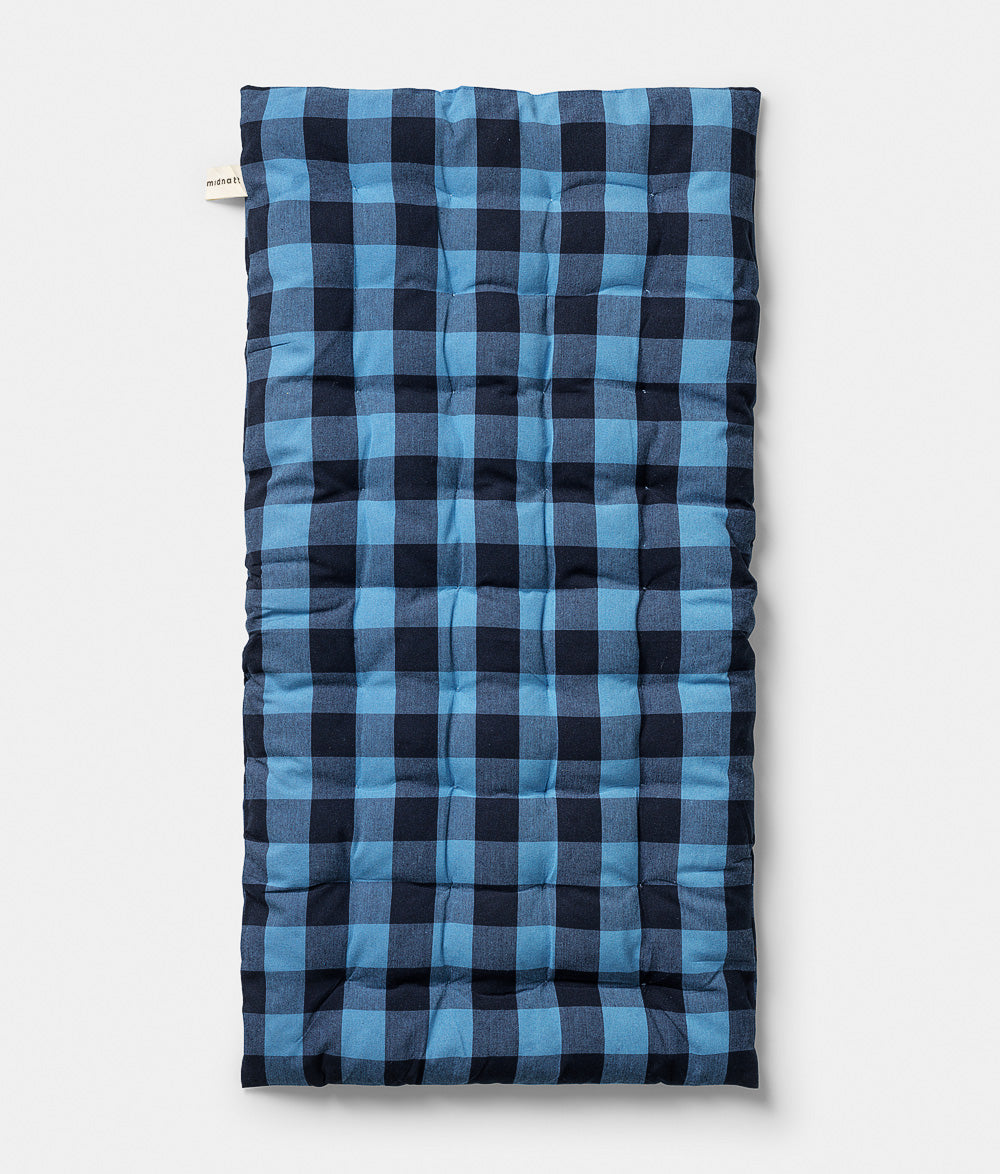 Long seat cushion blue