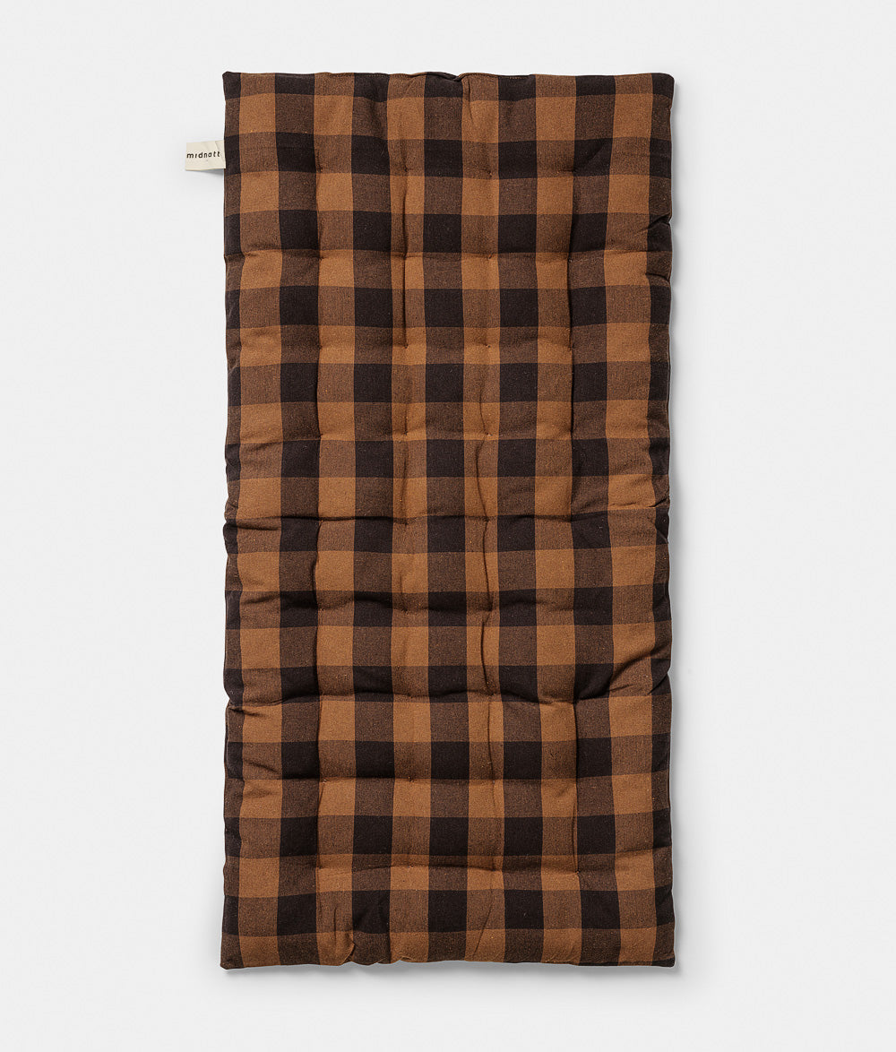 Long seat cushion brown