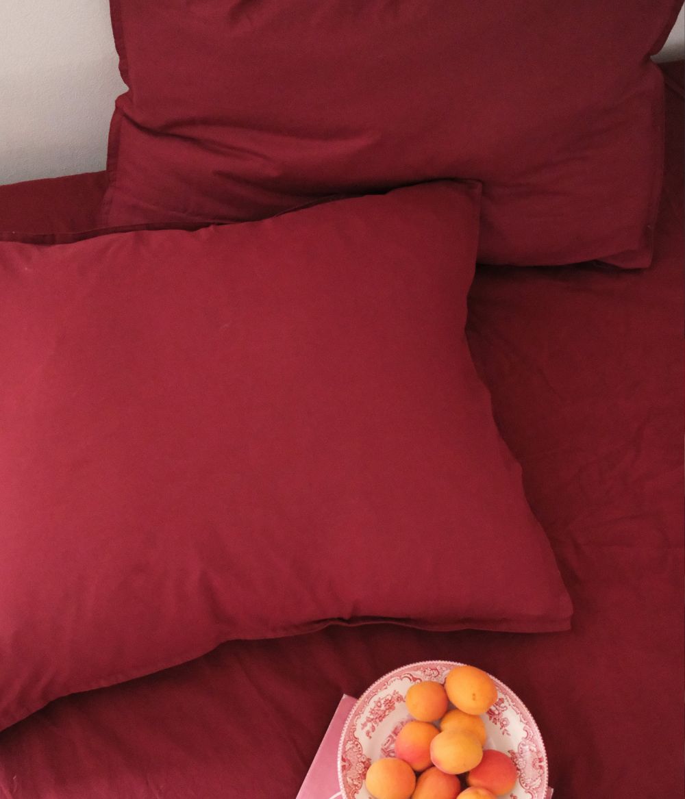 Flat sheet 260x260 cm Cherry (Pre-order)