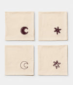 Servetter 4-pack Astro Bordeaux
