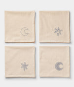 Servetter 4-pack Astro Silver