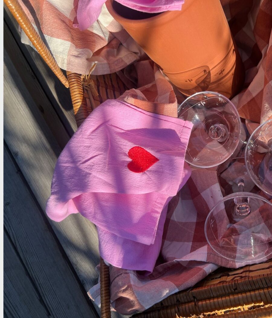 Servetter 4-pack Pink Hearts (Pre-order) - Bild 3