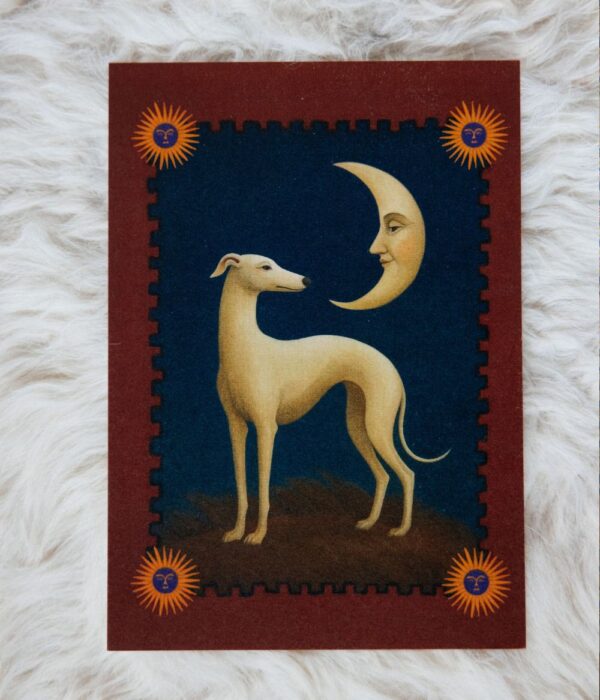 Julkort Månsjuk av Estelle Graf