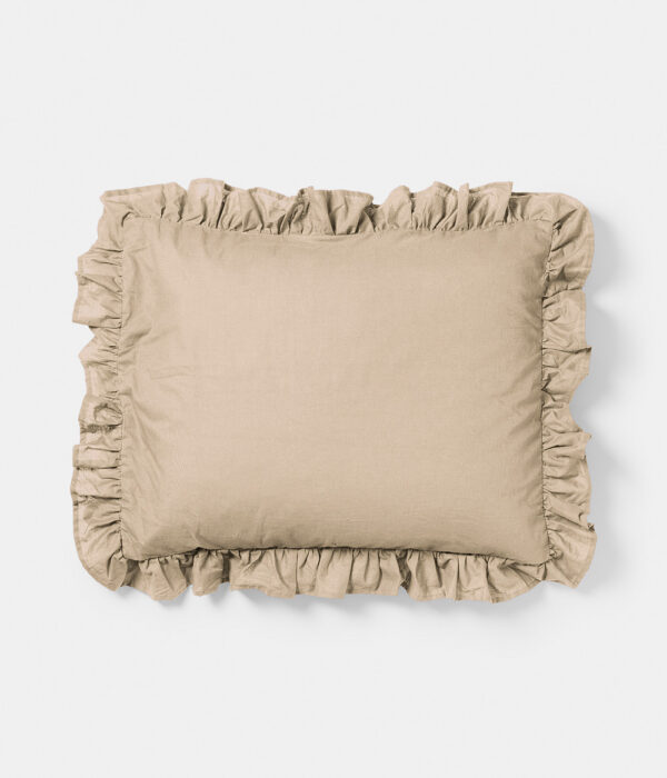 Örngott med volangkant Hassel